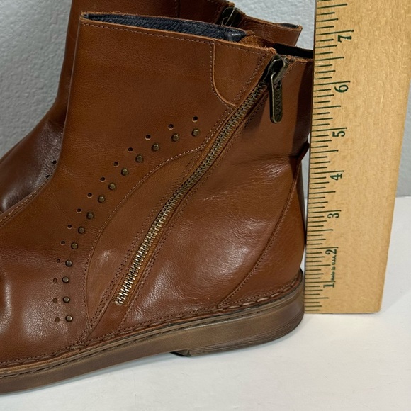 NAOT Women's 42/ 11 Cetona Double Zip Bootie Brown Leather - Picture 9 of 9